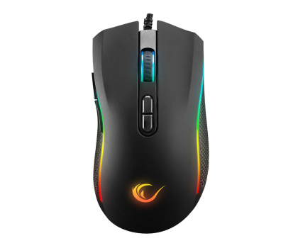 Myszka RAMPAGE SMX-R44V2 12800DPI RGB 1KHz HUANO Makro SMX-R44V2BLACK
